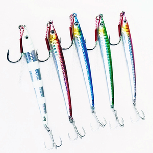 Nuevo Señuelo de Pesca Luminoso de Metal para Agua Salada, de Larga Distancia y Hundimiento Rápido, con Anzuelos Auxiliares, 7g 28g 100g - Product Image 3