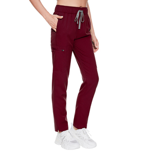 High End TRS <b>Fabric</b> Unique Trouser Side Zipper Design Custom Jogger Pants Scrubs Suit Pant - Product Image 3