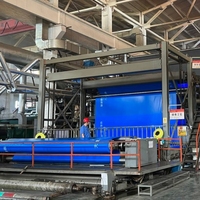 Bâche en PVC bleue imperméable 700 g/m², tissu PVC industriel, anti-UV, ignifuge, rouleau de bâche en PVC