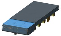 Véhicule de transfert omnidirectionnel robuste de 300 tonnes avec course de levage de 200 mm, évitement d'obstacles par laser IP65