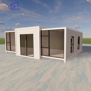 Maison de conteneur extensible personnalisée de 20 pieds et 40 pieds, villa préfabriquée, appartement pour grand-mère, maison portable, casa, maison préfabriquée avec cuisine - Product Image 2