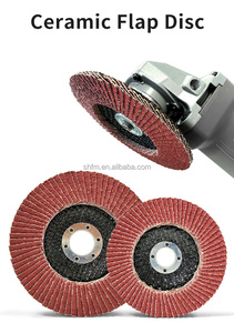Disco de aleta de óxido de alumínio cerâmico para lixar madeira de metal 125mm 115mm diâmetro alta nitidez grão cerâmico 36-120 OEM personalizável - Product Image 4