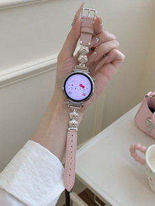 <span class=keywords><strong>Huawei</strong></span> Band pour <span class=keywords><strong>Huawei</strong></span> GT6 5 4 Bracelet en cuir Bracelet de montre Smile Face Bracelet de montre de mode pour <span class=keywords><strong>Huawei</strong></span> GT6 5 4 - Product Image 4