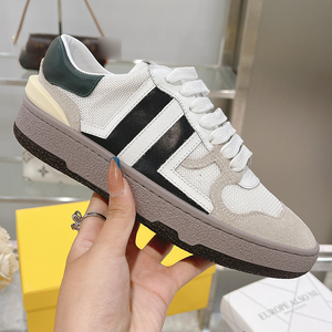 2021 신상 트렌디 고품질 통기성 봄 가을 야외용 남성 스니커즈 키높이 캔버스 갑피 - Product Image 5
