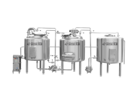 Équipement de brassage domestique HGMC 50l 100l 150l 200l 300l 500l Système de réservoir de stockage en acier inoxydable 304 Équipement de brasserie de bière