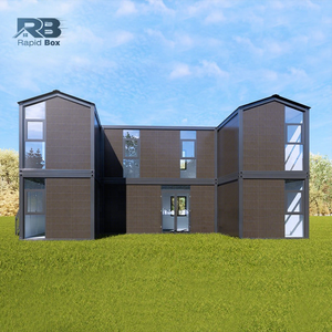 Luxury 2 3 Bedroom Portable Mobile Home Cabin House 2 Floor Modular Prefabricated House Portable Hotel Tiny <b>Container</b> House - Product Image 1