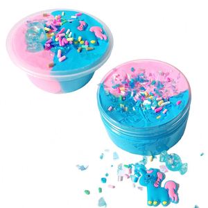 Cheap Color Kit DIY Toys <b>Plasticine</b> Puff Unicorn Slime 4 Colors 60ml/35g Unisex Ages 5+ Brand - Product Image 6