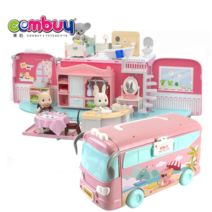 Poupées lapin <span class=keywords><strong>pour</strong></span> enfants, jouets mignons, maisons, diy, jeux de simulation, - Product Image 1