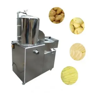 Machine de nettoyage et d'épluchage de patate douce d'acier inoxydable