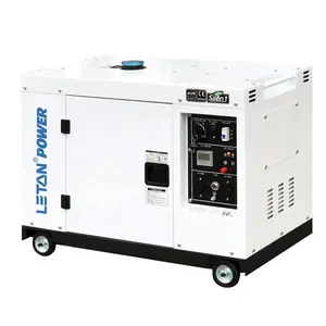 LETON Power single/trifásico 110V 220V generador diésel 10kw 12kva 12kw 15kva generadores diésel de tipo súper silencioso
