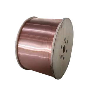 Fil Cca de 8mm, fil de cuivre de 50 mm2, câble en aluminium plaqué de cuivre nu, Transmission de Signal solide CN;JIA