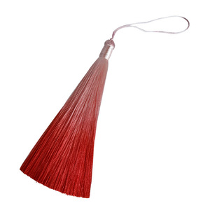 พู่ห้อยไล่เฉดสีโพลีเอสเตอร์สไตล์จีนสำหรับตกแต่งฮั่นฝู - Product Image 5