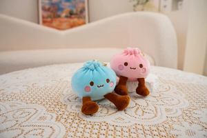 ตุ๊กตาขนมปังนึ่งน่ารักสไตล์การ์ตูน สำหรับตกแต่งกระเป๋าและพวงกุญแจ เหมาะสำหรับทุกเพศ บรรจุใยฝ้าย PP - Product Image 4