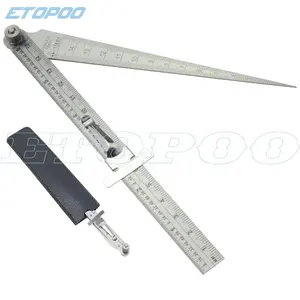 1-15mm thép không gỉ côn hàn đo Gage với 150mm thép không gỉ sâu Cai Trị