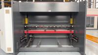 Presse plieuse hydraulique électrique à double servo commande 170 tonnes 6+1 axes automatique pour tôles avec moteur 16KW