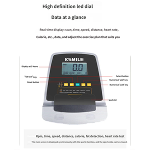 <span class=keywords><strong>Vélo</strong></span> <span class=keywords><strong>elliptique</strong></span> multifonctionnel électrique pour usage commercial et domestique et mini-stepper avec résistance magnétique - Super silencieux - Product Image 5