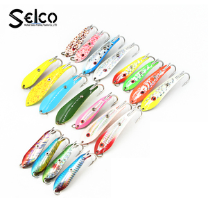 Cuchara de pesca con señuelo de Metal en forma de calamar de 5cm de alta calidad <span class=keywords><strong>Selco</strong></span> para curricán de mar y pesca en barco en Río Jigging cebo duro - Product Image 6