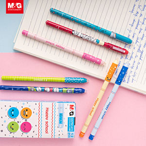 Stylo Gel <span class=keywords><strong>Effaçable</strong></span> M&G Bleu Cristal Pointe Aiguille 0,5 mm Kawaii – Papeterie Mignonne pour Enfants - Product Image 4