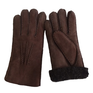<span class=keywords><strong>Gants</strong></span> d'hiver classiques en laine de mouton pour <span class=keywords><strong>homme</strong></span>, fabriqués en usine, mode classique, mérinos, chauds, pour le cyclisme - Product Image 2