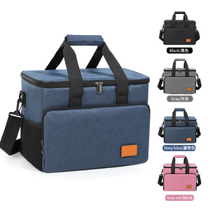 Picnic Bag Oxford Cloth Insulated Large Capacity Handheld Crossbody Outdoor Cooler Bag - Product Image 1