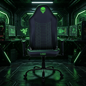 Silla de Juego Ergonómica con Reposabrazos Ajustables, Diseño de Calavera, Gran Comodidad, Oferta en Sudamérica y Alemania - Product Image 5