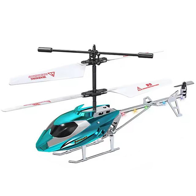 Alt Hold Fall Prevention Remote Control Flying Airplane RC Helicopter Toys for Kid with Light and USB Charging Cable