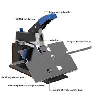Máy tính để bàn A3 A4 cuốn sách máy tính ràng buộc nặng loại Stapler máy 200 tờ máy tính ràng buộc cho văn phòng in cửa hàng staplers RÀNG BUỘC - Product Image 5