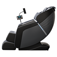 Fauteuil de massage corporel complet 4D avancé à gravité zéro avec chauffage, Bluetooth et commande vocale intelligente pour la relaxation à domicile et au bureau, soulagement de la douleur