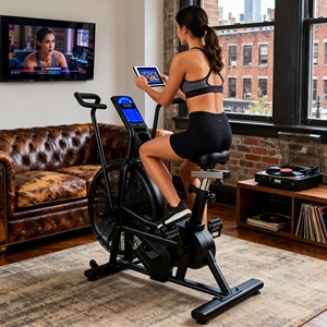 Vélo d'<span class=keywords><strong>air</strong></span> commercial silencieux pour bibliothèque, zone d'étude calme et salle de fitness silencieuse - Product Image 4