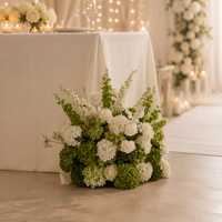Prix de gros direct usine – Rangées de fleurs artisanales haut de gamme pour tables et sols – Designs populaires – 60 cm, 80 cm, 100 cm – Personnalisables