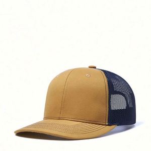 หมวกแก๊ปแบบ snapback 6 แผง สีพื้น 80 สี สำหรับทุกเพศ ขายส่ง หมวก trucker ตาข่าย รุ่น 1024 สำหรับผู้ชาย  รับสกรีนโลโก้  แบบทางการ - Product Image 3