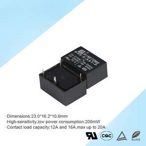Sinetong BS6-5V 4 Pin Automotive <b>Relays</b> Normal Open High Load 16A 250VAC 30VDC <b>Relay</b> 12 Volt - Product Image 3