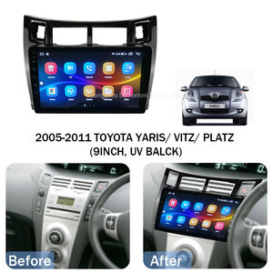 Android car video multimedia reproductor de dvd gps sistema de navegación para Toyota Yaris Vitz Platz 2005-2011 radio estéreo de audio - Product Image 2