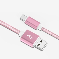 Nouveaux produits câbles de charge de téléphone haute vitesse Type C câble rapide câble de données Micro Usb tressé en Nylon pour la Charge IOS