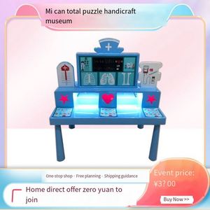 Mesa de Juego Educativa Multifuncional, Equipo de Juego Infantil Hecho a Mano, Mesa de Maquillaje de Juguete, Entretenimiento Deportivo - Product Image 5