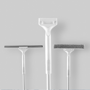 Squeegee en aluminium avec manche télescopique, écologique, 2 en 1, pour le nettoyage des vitres, fabriqué au Cambodge - Product Image 2