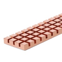 Dissipateur thermique en cuivre pur pour SSD PCI-E NVME, épaisseur 1,5/2/3/4 mm, adhésif thermique conducteur pour M.2 NGFF 2280