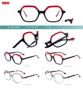 Montures <span class=keywords><strong>de</strong></span> lunettes en acétate pleine monture <span class=keywords><strong>de</strong></span> luxe <span class=keywords><strong>de</strong></span> créateur italien, légères, pour visage en diamant, pour femmes et hommes, lunettes d'ordinateur, vente en gros - Product Image 2