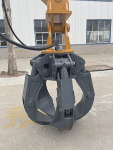 Pince rotative hydraulique industrielle à prix <span class=keywords><strong>d</strong></span>'usine pour excavatrice, idéale pour les applications en <span class=keywords><strong>ferraille</strong></span> et la manutention de multiples couches de peaux <span class=keywords><strong>d</strong></span>'orange - Product Image 1