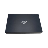 Boîtes cadeaux pour cartes de crédit VIP avec impression personnalisée du logo, gaufrage, laminage mat, doublure en éponge, fermeture magnétique, emballage promotionnel