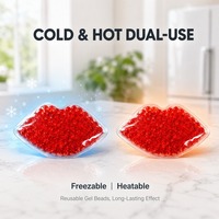 Pack de glace réutilisable tendance en forme de lèvres pour soulager la douleur et le stress – Cadeau beauté pour les routines sur les réseaux sociaux