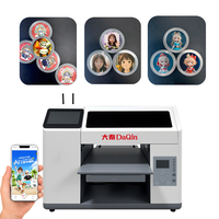 Imprimante UV DIY pour petites entreprises, pour cadeaux personnalisés, imprimante UV à plat de bureau A4 A3 avec effet 3D en relief et vernis