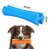 Jouet à mâcher pour chien TPR, distributeur de friandises, bâton de nettoyage dentaire, distributeur interactif pour chiens de petite, moyenne et grande taille