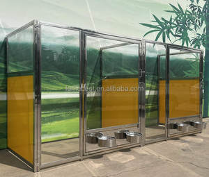 Chuồng chó F2kennels bằng thép không gỉ chắc chắn với thiết kế thân thiện với môi trường, khung chắc nhất và bền nhất, đóng gói hộp 25kg - Product Image 4