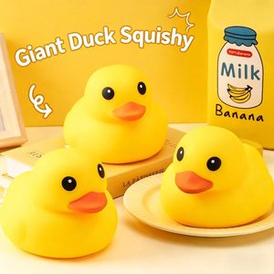 Yellow Duck PU Slow Rebound Squishy <b>Toy</b>, <b>Large</b> Kawaii Cartoon Duck <b>Soft</b> Stress Relief Squeeze Fidget <b>Toy</b> - Product Image 3