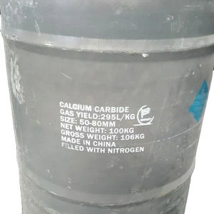 Wulanchabu City Factory Sales <span class=keywords><strong>Carburo</strong></span> <span class=keywords><strong>de</strong></span> <span class=keywords><strong>calcio</strong></span> 50/80 Alto rendimiento <span class=keywords><strong>de</strong></span> gas 295L/Kg A granel Un contenedor Sales inorgánicas - Product Image 1