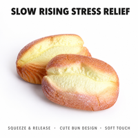 Jouet Squishy en forme de pain fourré à la crème, à remontée lente, à ouverture facile, avec motif croûte dorée, anti-stress, cadeau de bureau pour enfants