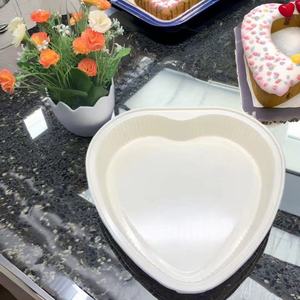 Forma <span class=keywords><strong>de</strong></span> corazón pastel <span class=keywords><strong>de</strong></span> molde Diy revestimiento <span class=keywords><strong>de</strong></span> <span class=keywords><strong>cerámica</strong></span> sartén para hornear Pan - Product Image 1