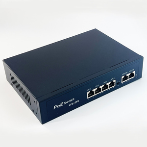 Conmutador PoE de 4 puertos 30W por puerto Presupuesto total 60W 10/100Mbps Conmutador Ethernet PoE + con enlace ascendente de 2 megabits - Product Image 5