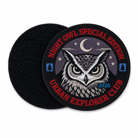 Patch de Nuit Haute Densité AWELLS, Écusson d'Identité Premium Direct Usine, Échantillonnage Rapide en 3 Jours pour Vestes et Sacs à Dos